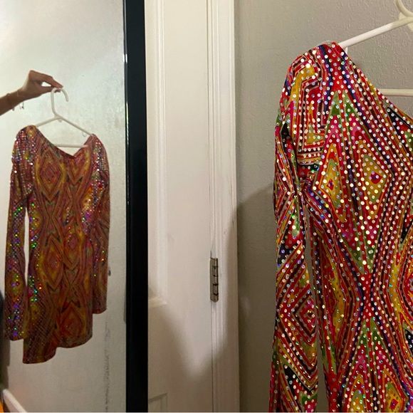 Halloween Costume Disco 70’s Dress - Picture 1 of 6